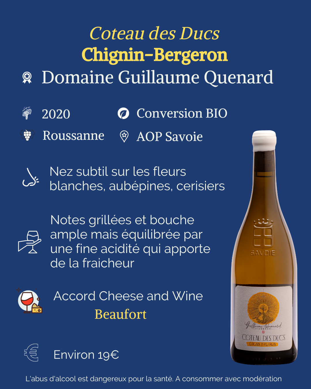 Chignin Bergeron Domaine Guillaume Quenard